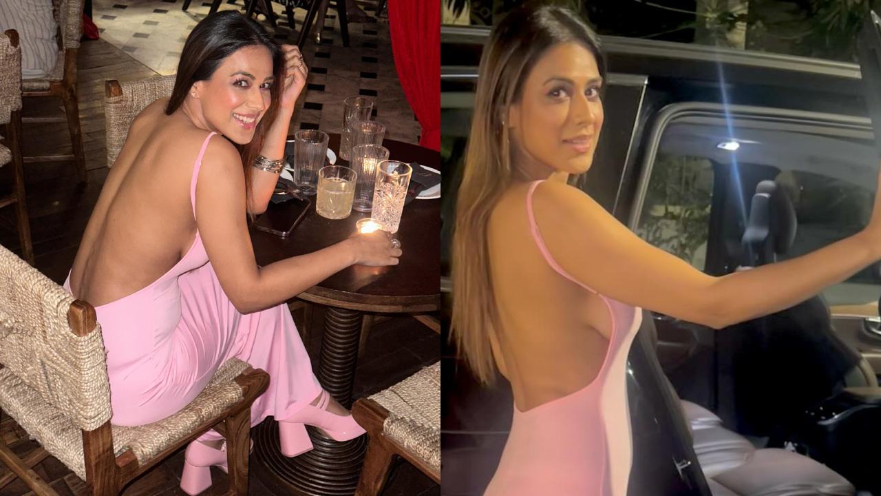 Party Wear For Girls: Style up in pink backless bodycon like Nia Sharma