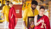 [Photos] Nayanthara and Vignesh Shivan perform puja in new home together 874019
