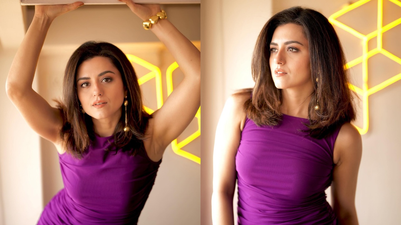 Ridhi Dogra stuns in purple bodycon dress, check out
