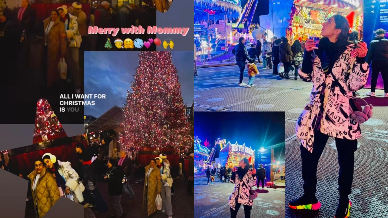 Sara Ali Khan kicks off Christmas celebrations in Winter Wonderland, London 874904