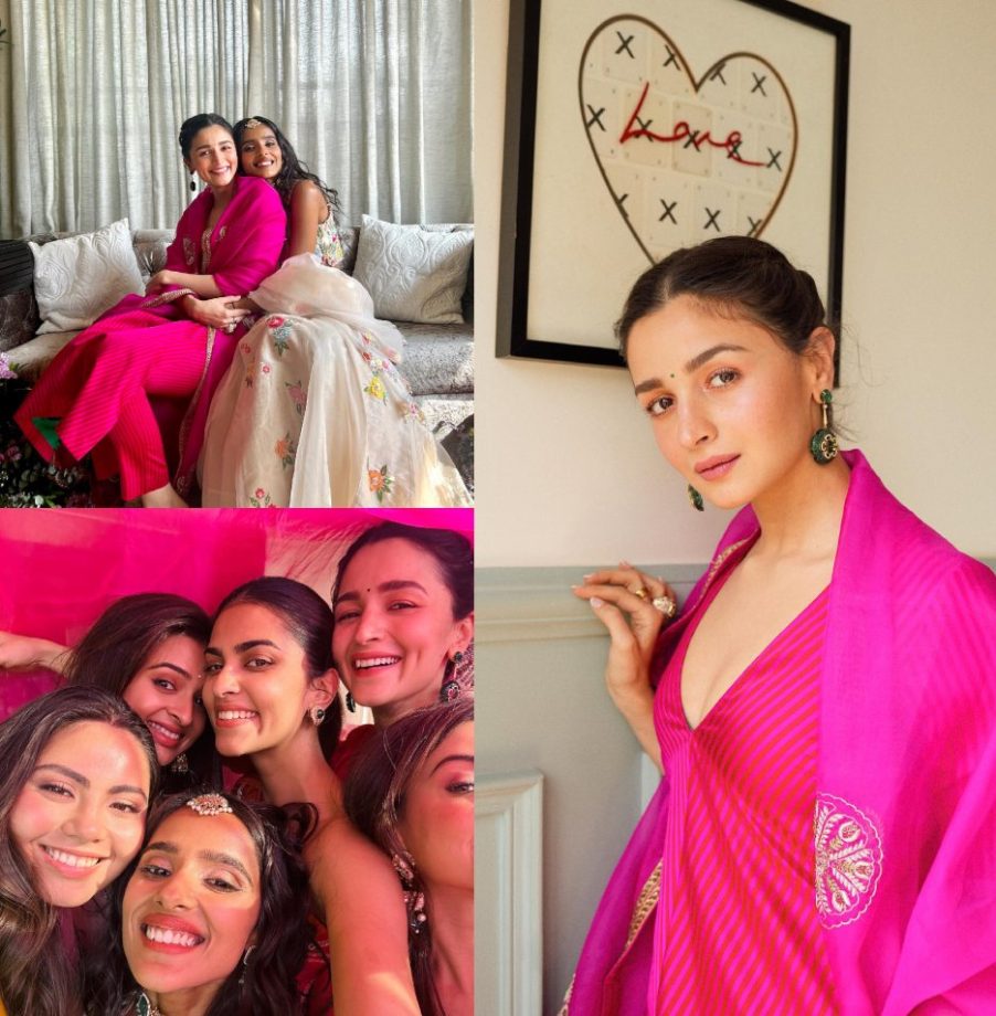 Say Yes to Pink: Alia Bhatt's stylish kurta set for your bridesmaid wardrobe 873601