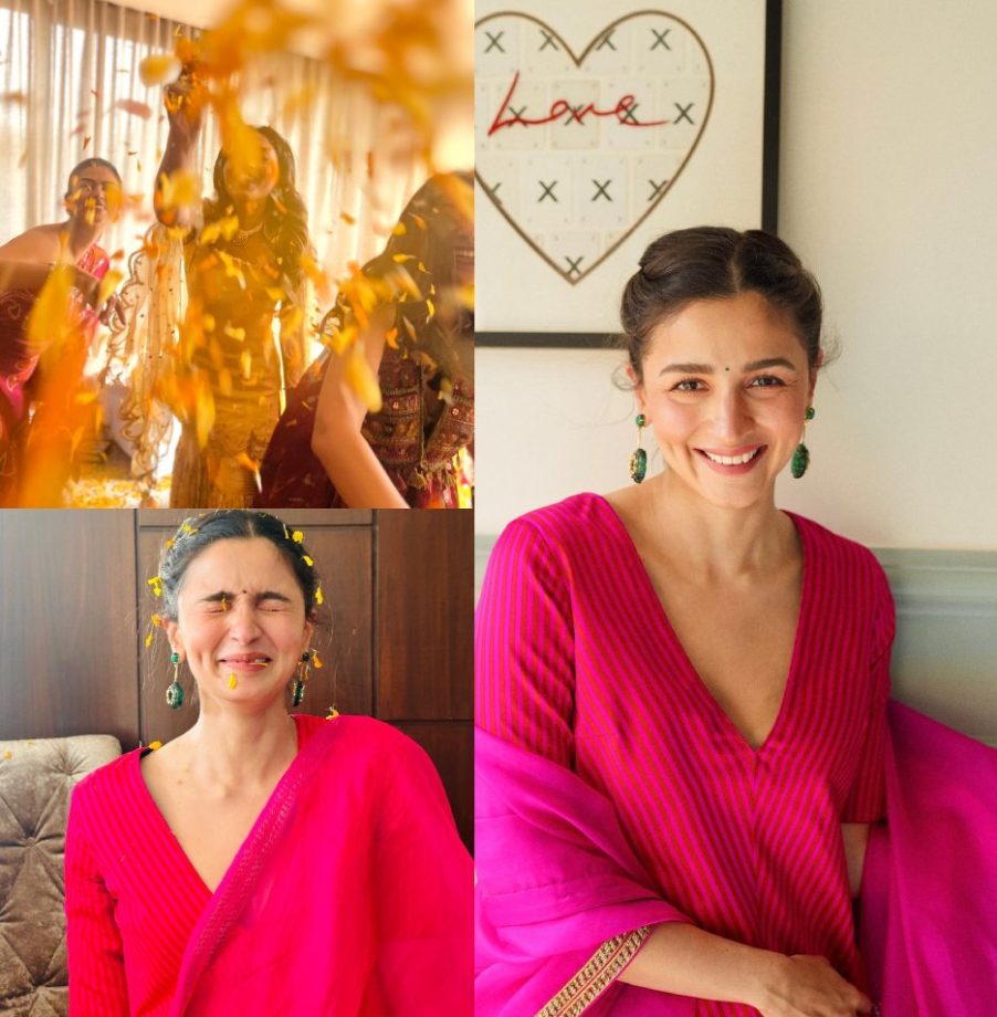 Say Yes to Pink: Alia Bhatt's stylish kurta set for your bridesmaid wardrobe 873599