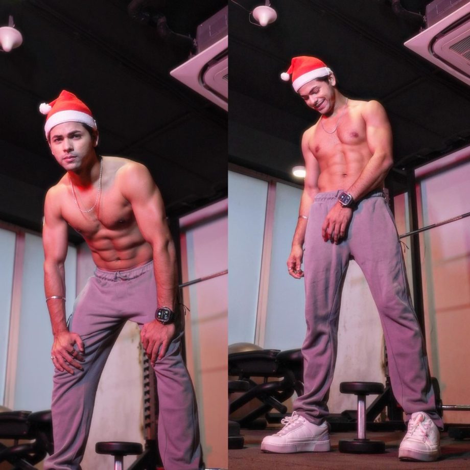 Siddharth Nigam Goes Shirtless For Christmas, Fan Says 'Hottest Santa' 875344