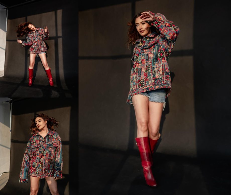 Street Fashion Essentials: Surbhi Chandna cuts it chic in bohemian jacket 875542