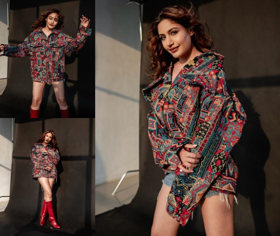 Street Fashion Essentials: Surbhi Chandna cuts it chic in bohemian jacket 875543