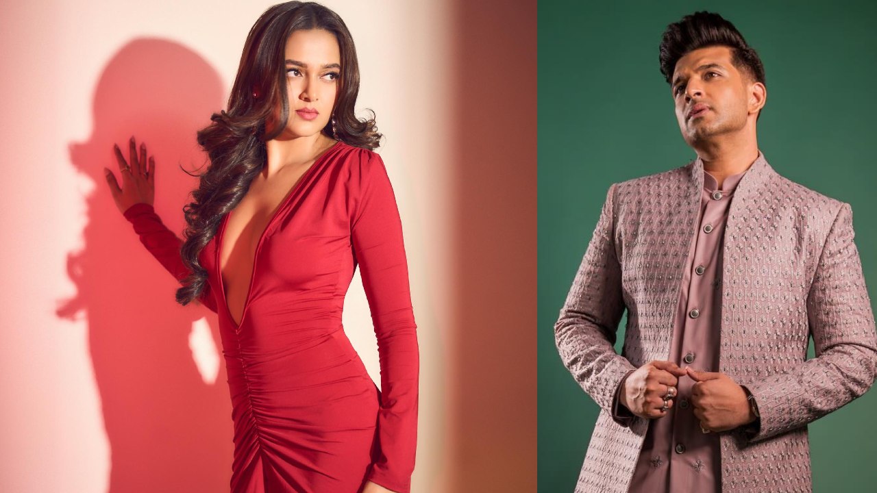 Tejasswi Prakash Is ‘Too Hot’ In Red Ruched Dress, Karan Kundrra Can’t Stop Gushing