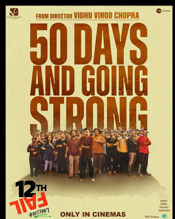 Vidhu Vinod Chopra’s 12th Fail crosses 50 Days Milestone in Theatres 873510