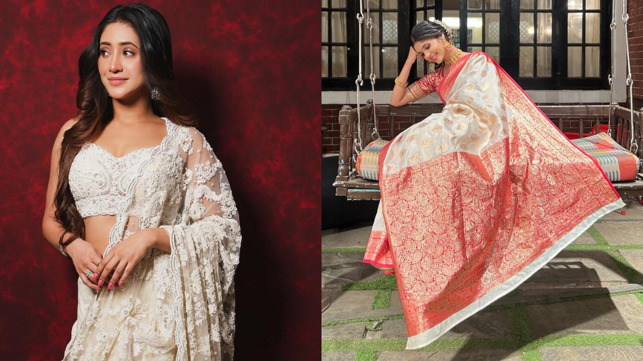YRKKH beauties Shivangi Joshi and Pranali Rathod twirl traditional vibes in designer sarees