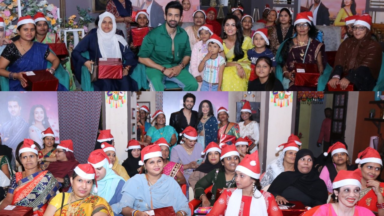 Zee TV hosts Christmas bash on the sets of ‘Kaise Mujhe Tum Mil Gaye’ and ‘Kumkum Bhagya’