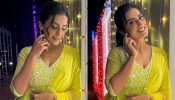 Akshara Singh twirls with tradition in lime green sharara set, see photos 880313