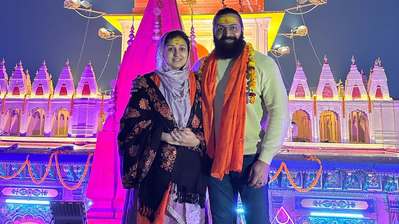 Rishab Shetty attends grand launch of the Ayodhya Ram Mandir with family, see photos
