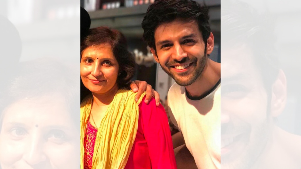 Amidst the busy schedule of Chandu Champion's last schedule, Kartik Aaryan took a day off to celebrate his mom's birthday! 878381
