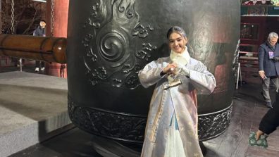 Anushka Sen gets invited by the Mayor of Seoul for the iconic Bell Ceremony in Seoul and we’re proud!