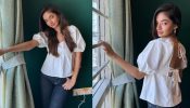Anushka Sen Makes Hearts Skip A Beat In Backless Top & Denim, Checkout Unseen Photos