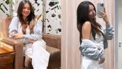 Anushka Sen nails the casual comfy style in grey tracksuit [Photos]