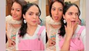 TMKOC BTS: Sunayana Fozdar and Palak Sindhwani go goofy on sets [Viral Moments]