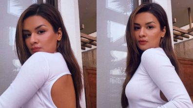 Avneet Kaur channels her inner white swan in body skimming top and trouser