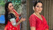 Bhojpuri Beauties Monalisa And Rani Chatterjee Spread Their Charm In Traditional Red Saree 876915