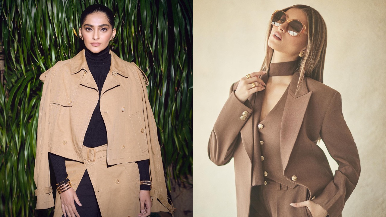 Boss It Up! Sonam Kapoor And Tara Sutaria Prove Fashion Queen In Chocolate Brown Suits