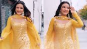 Chann: Jasmine Bhasin turns all dreamy in yellow mirror embellished suit, watch 876616