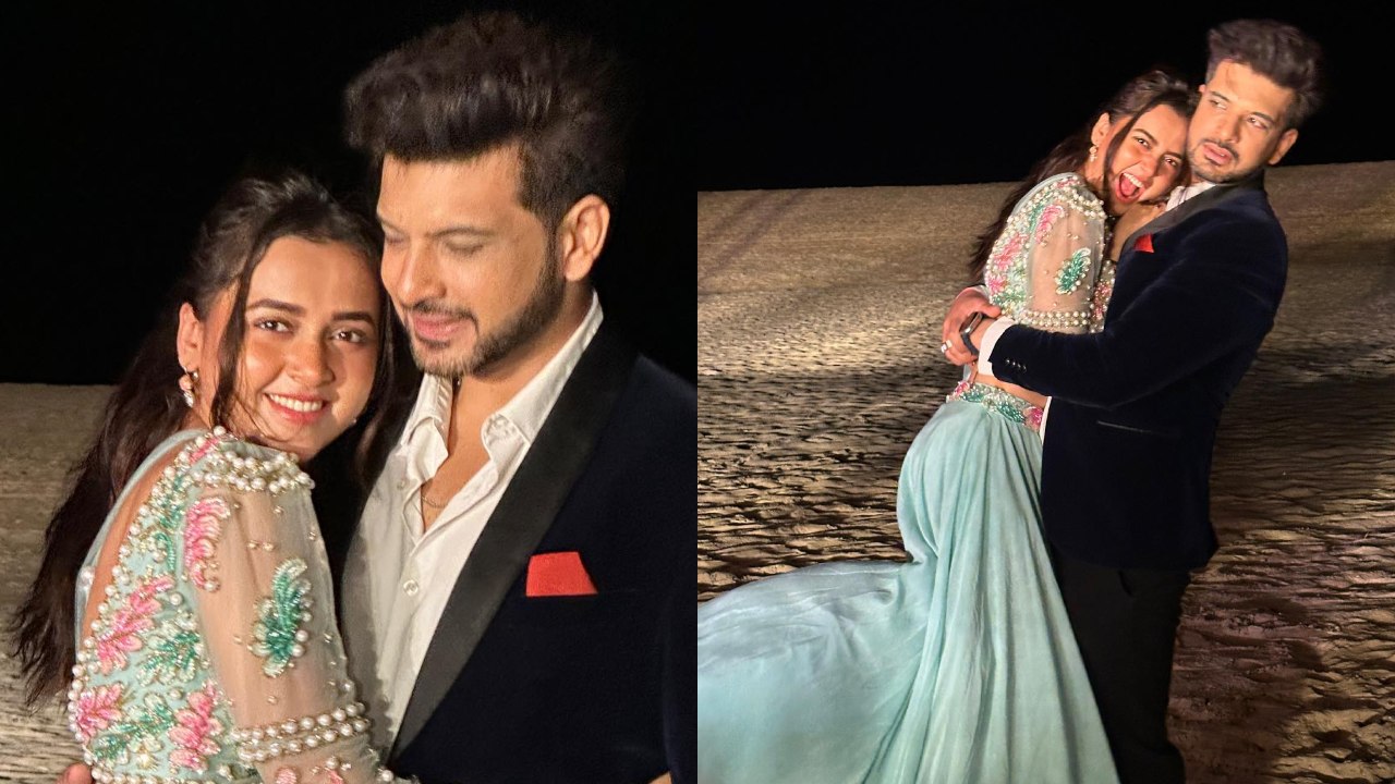 Couple Goals: Tejasswi Prakash and Karan Kundrra go mushy in public, see viral photos 877214