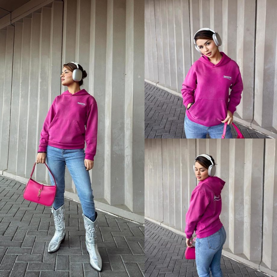 Cozy Hoodie, Denim Jeans & Boots: Avneet Kaur's Winter Essentials 879426