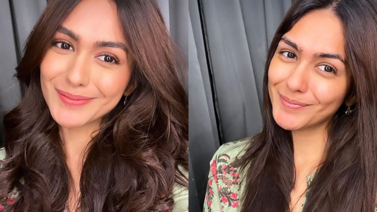Curls Or Straight: What Suits Mrunal Thakur The Most?