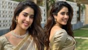 Divine! Janhvi Kapoor epitomises luxury in golden silk saree