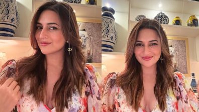 Divyanka Tripathi turns muse in multicoloured floral flare dress, see photos