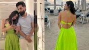 Dubai Diaries: Mouni Roy turns sass quotient in ruffle lime green cutout dress