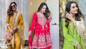 Go Chic! Take Cues From Rubina Dilaik, Hina Khan And Surbhi Jyoti To Look Best In Embroidered Salwar Suit 877492