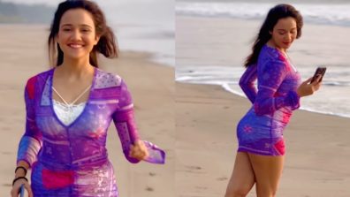 Golden Hour Glam: Ashi Singh Raises Hotness Bar Body-hugging Mini Dress
