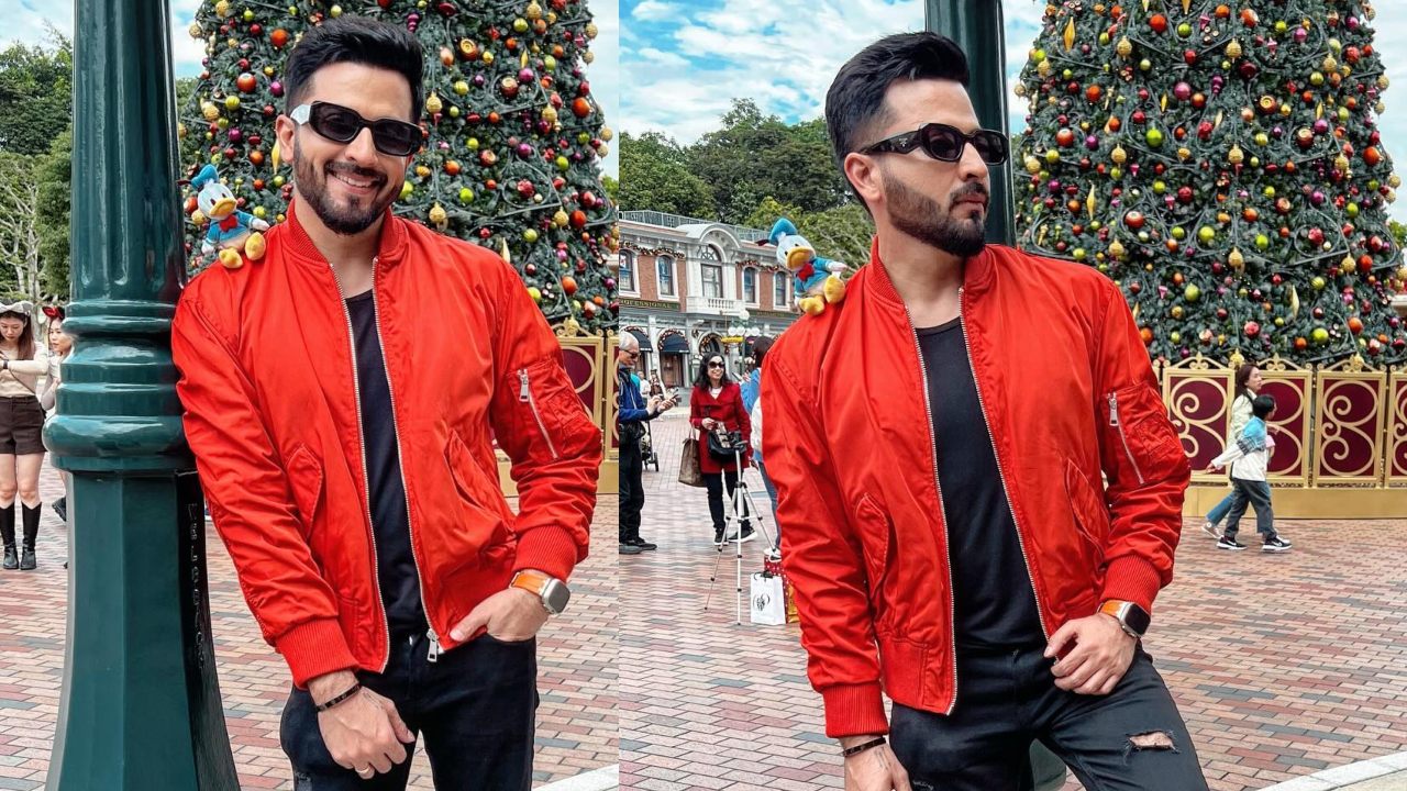 Hong Kong Diaries: Dheeraj Dhoopar Makes Bold Fashion Statement In An Orange Jacket 876467