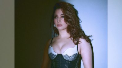 Hotness Alert! Tamannaah Bhatia swoons internet in black and white corset top