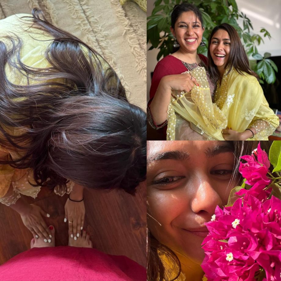 Hugs And Kisses: Inside Mrunal Thakur's Joyous Moments With Mother And Father 880060