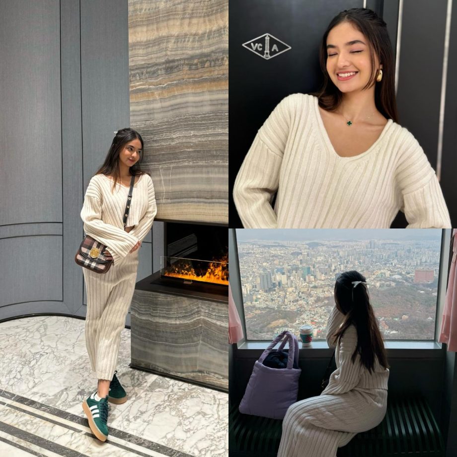 In Photos: Anushka Sen Serves Major Winter Goals In  Woolen Co-ord Set 876513