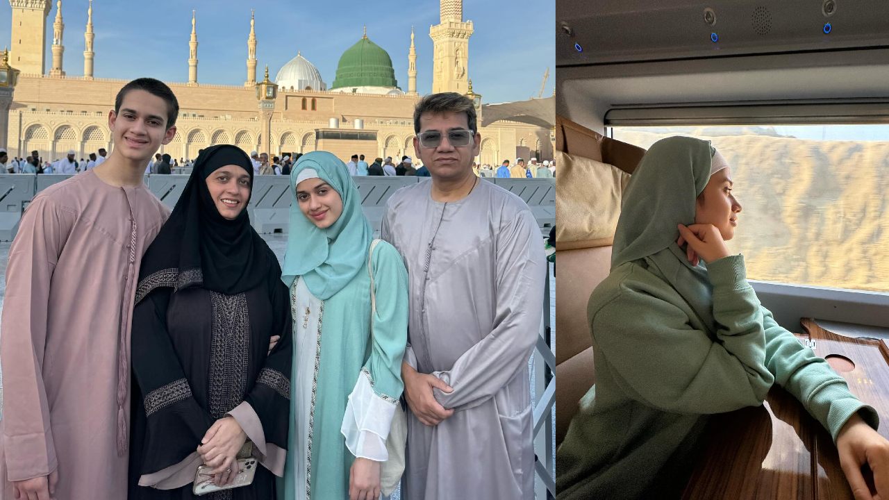 In Photos: Jannat Zubair Takes Time Off And Seeks Blessings At Madina With Family