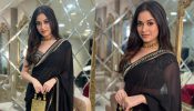 Jannat Zubair Is A Bombshell In Black Saree, Take A Look