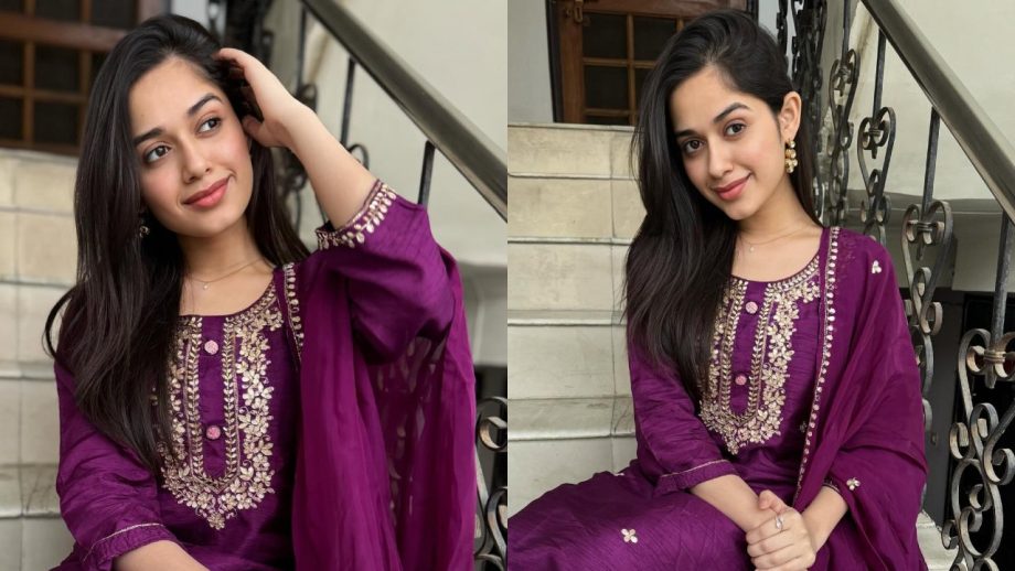 Jannat Zubair's Gotta Work Salwar Suit Worth Rs. 4,800 Is Must-have Traditional Outfit 879418