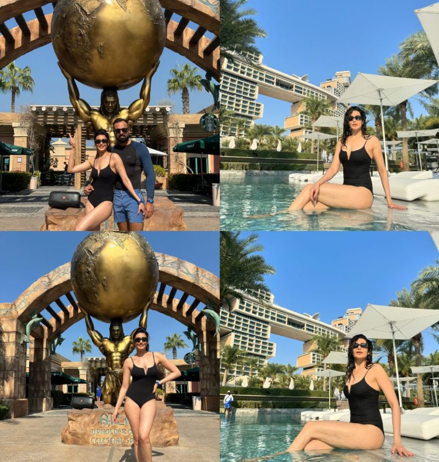 Karishma Tanna Stuns in Black Bodysuit During Glamorous Dubai Getaway 879638