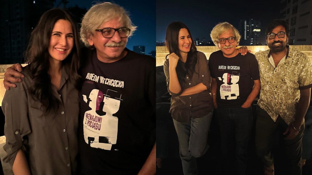 Katrina Kaif Toasts to Success: Merry Christmas Celebration with Vijay Sethupathi and Sriram Raghavan 878862