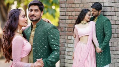 Khadari: Surbhi Jyoti drops mushy moment with Gurnam Bhullar from sets