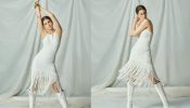 Kriti Sanon channels her inner white swan in white frill bodycon dress