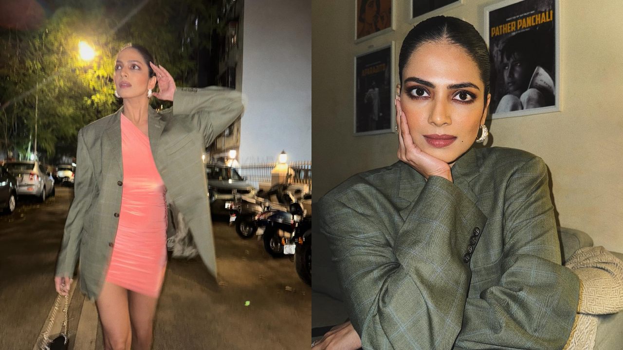 Malavika Mohanan stuns in one shoulder pink bodycon dress