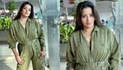 Monalisa Recreates ‘Fighter’ Vibes In Green Denim Jumpsuit, See How