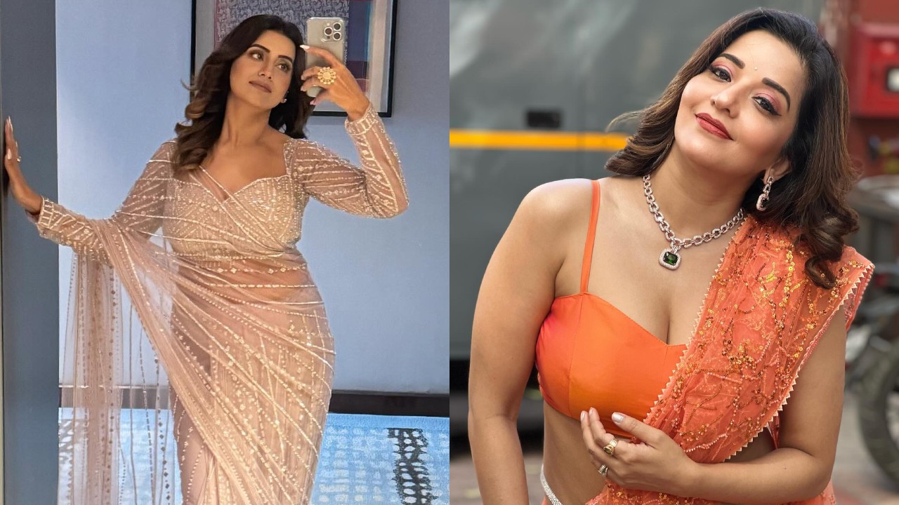 Monalisa VS Akshara: Who Is Too Hot-to-handle In See-through Saree?