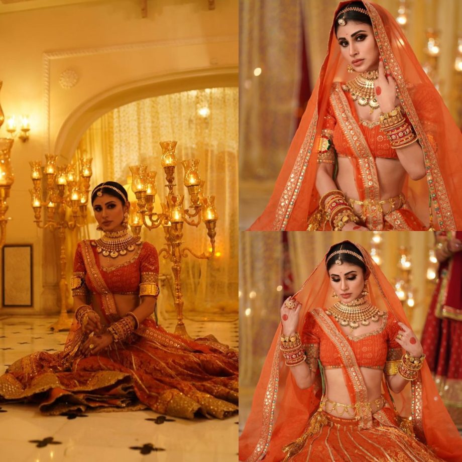 Mouni Roy Sets Exquisite Bridal Fashion Standards in Elegant Lehenga Ensemble 878959