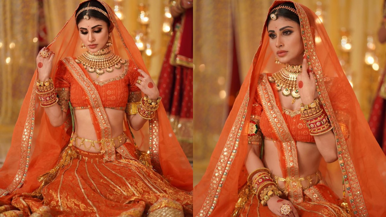 Mouni Roy Sets Exquisite Bridal Fashion Standards in Elegant Lehenga Ensemble 878960