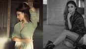 Mouni Roy turns up sass in unbuttoned olive green shirt and denim jeans
