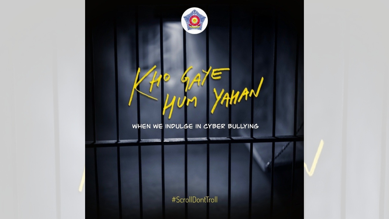 Mumbai Police highlights the issue of Cyberbullying with Excel Entertainment’s Kho Gaye Hum Kahan, saying, ‘Kho Gaye Hum Yahan’!